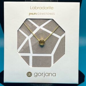 Gorjana power gemstone necklace - Labradorite - NWT
